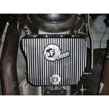 Load image into Gallery viewer, aFe Power Transmission Pan Black w/ Machined Fins (46-70052)