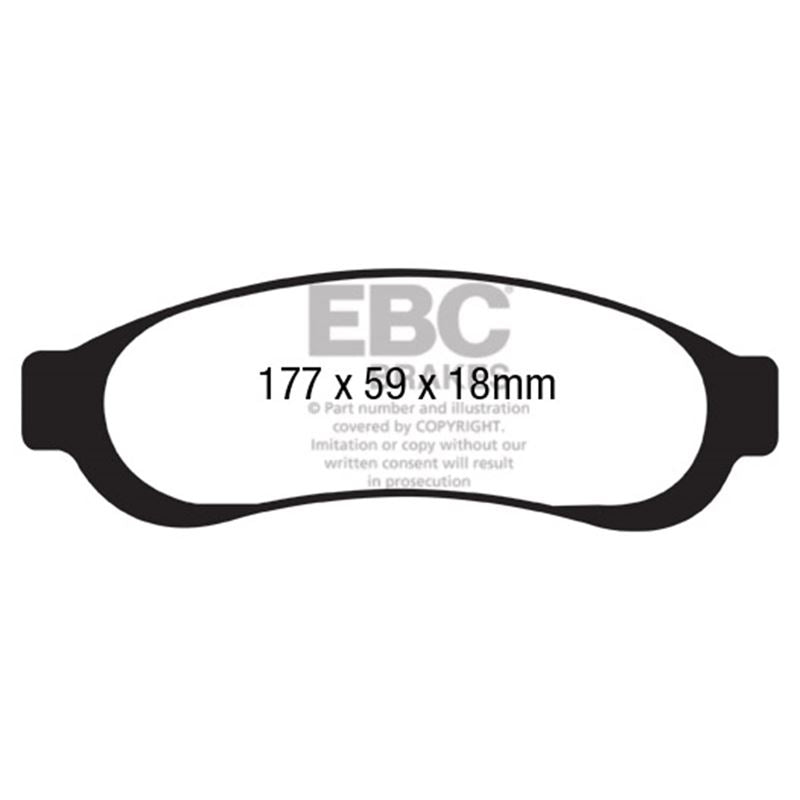 EBC Yellowstuff Street And Track Brake Pads (DP41779R)