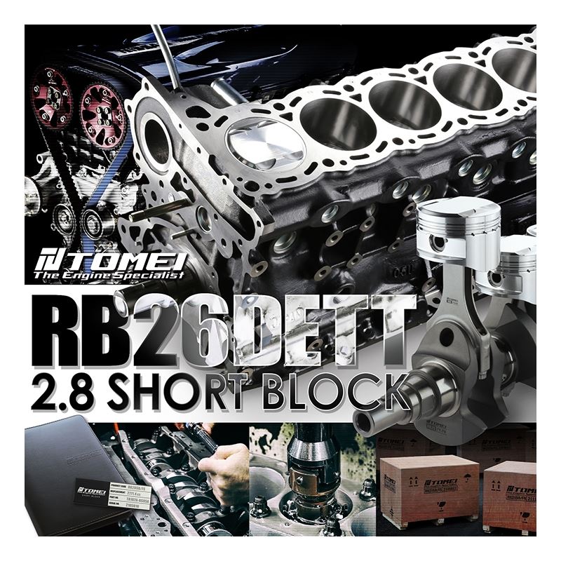 TOMEI SHORT BLOCK RB26DETT 2.8 FULL COUNTER STD BLOCK RB28SB/FS (TA102A-NS05A)