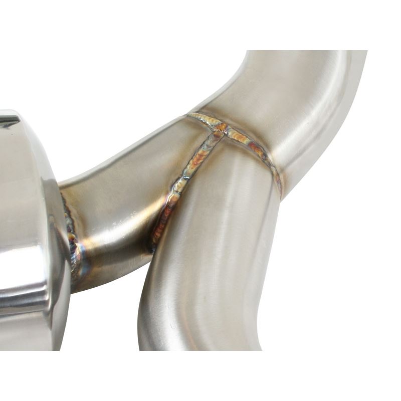 aFe Takeda 2-1/2 IN 304 Stainless Steel Cat-Back Exhaust System w/Polished Tip (49-36023-1P)