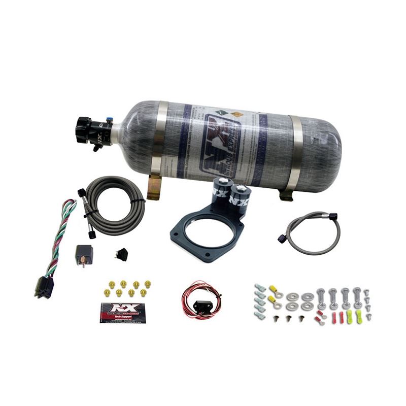 Nitrous Express 10-15 Chevrolet Camaro Nitrous Plate Kit (50-150HP) w/12lb Bottle (20931-12)