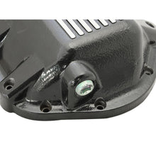 Load image into Gallery viewer, aFe Pro Series Differential Cover Black w/ Machined Fins (46-70162)