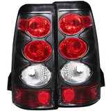 ANZO USA 2003-2006 Chevrolet Silverado 1500 Taillights Black (211022)