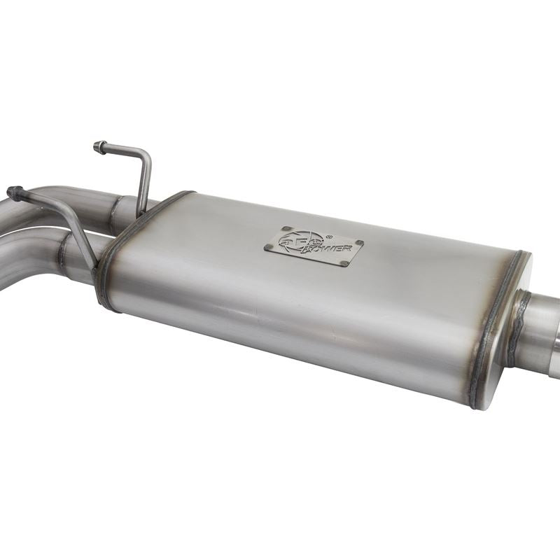 aFe Rebel Series 3 IN to 2-1/2 IN 409 Stainless Steel Cat-Back Exhaust w/ Polish Tip (49-44062-P)