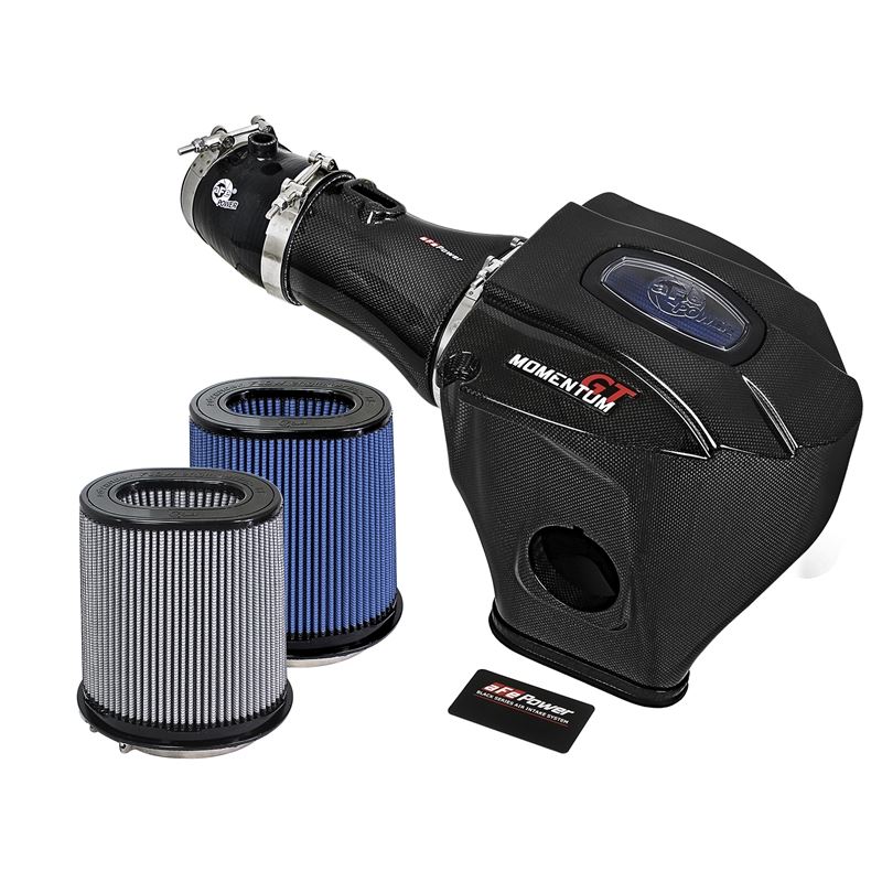 aFe Black Series Carbon Fiber Cold Air Intake System w/ Pro 5R and Pro DRY S Filters (52-72204-CF)