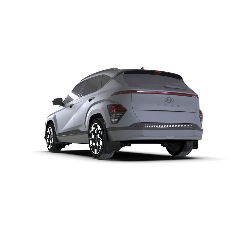 Rally Armor Black Mud Flap/Grey Logo for 2024 Hyundai Kona N Line (MF113-UR-BLK-GRY)