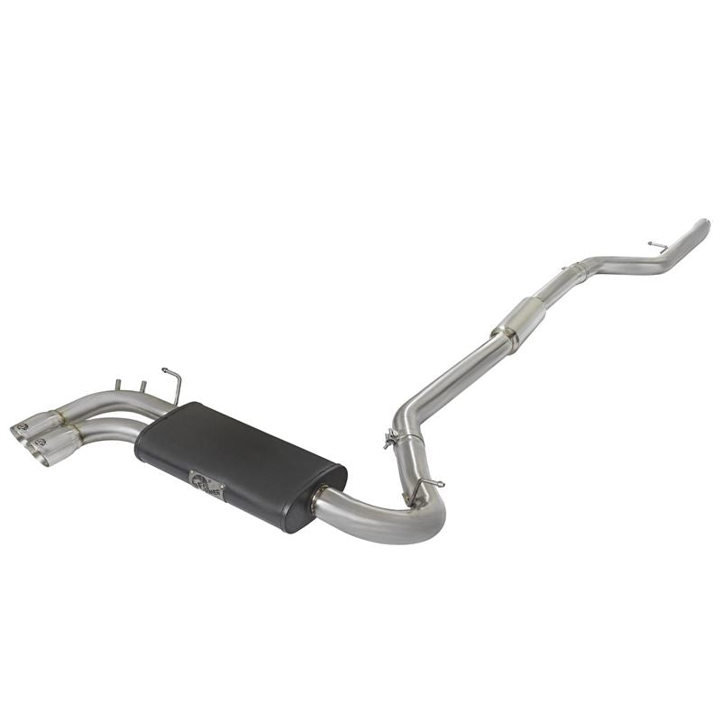 aFe MACH Force-Xp 3 IN to 2-1/4 IN Stainless Steel Cat-Back Exhaust w/ Polish Tip (49-36329-P)