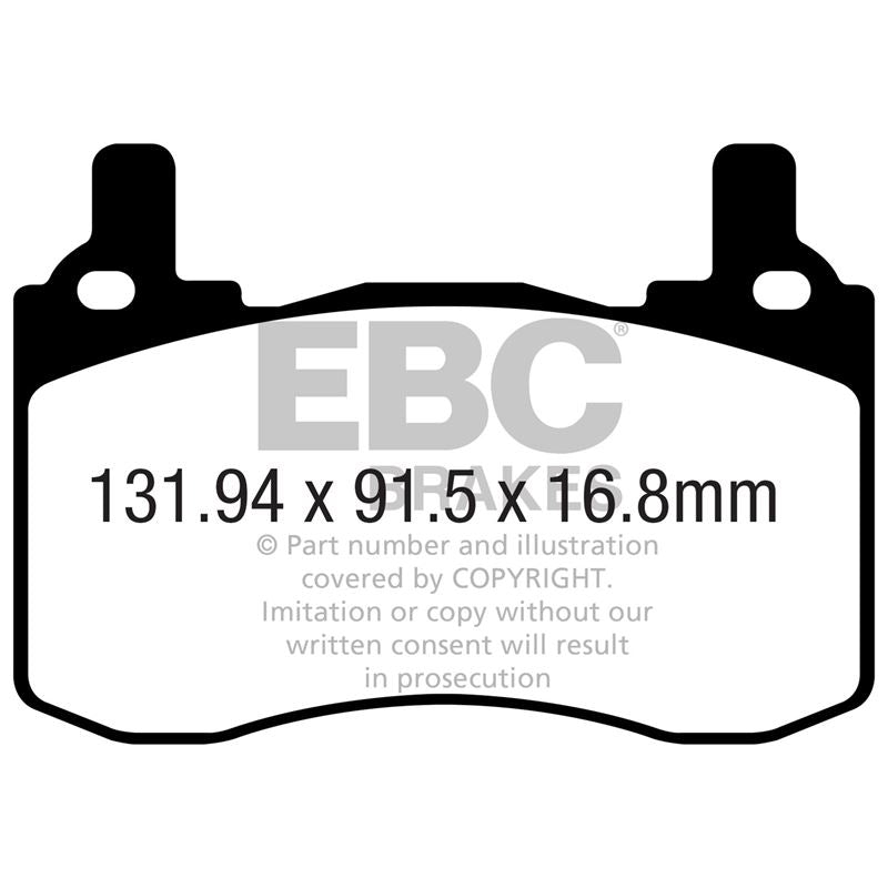 EBC Greenstuff 2000 Series Sport Brake Pads (DP22357)