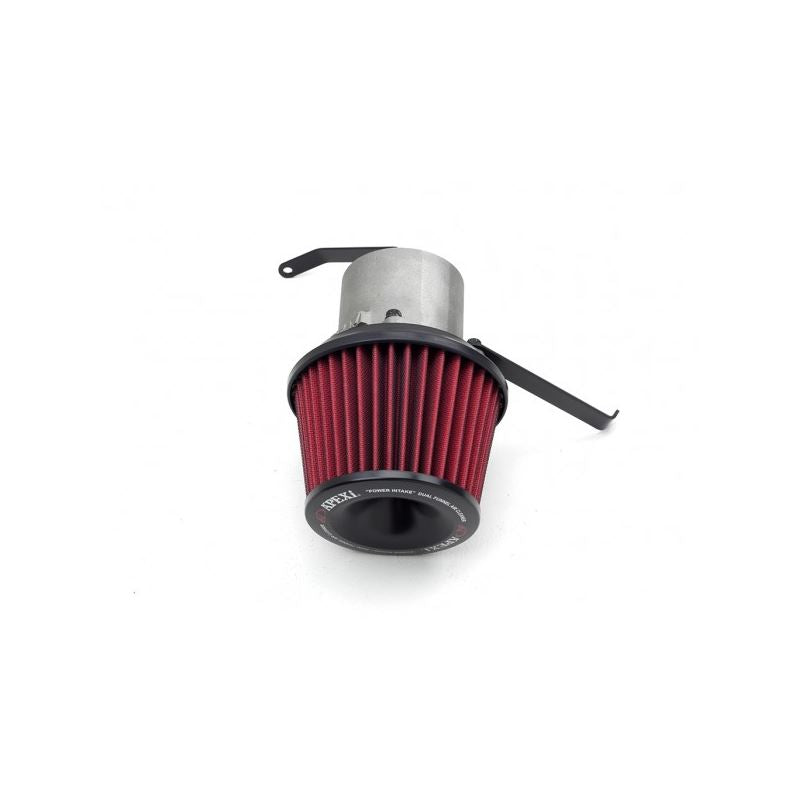 APEXiÂ® Power Metal Polished Short Ram Air Intake System with Red Filter (507-T014)