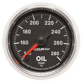 AutoMeter GS Series 2-1/16in Oil Temperature Gauge 140-280 Degrees Electric Full Sweep (3856)