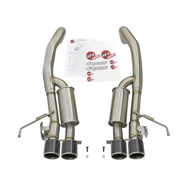 aFe Power Axle-Back Exhaust System for 2014-2019 Chevrolet Corvette(49-34056-C)