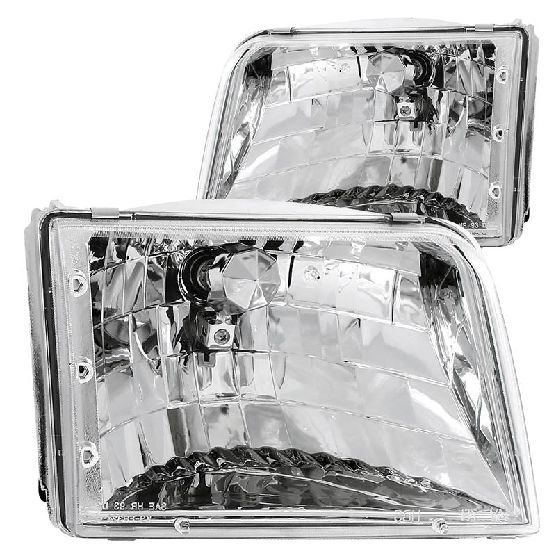 ANZO USA 1993-1997 Ford Ranger Crystal Headlights Chrome (111036)