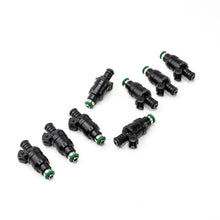 Load image into Gallery viewer, Deatschwerks Universal Low Impedance 14mm upper set of 8 injector 800cc/min (42M-14-0800-8)