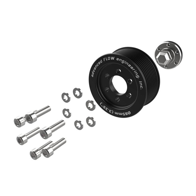 aFe 3.35in Supercharger Power Pulley Kit for 15-23 Dodge Challenger / 15-23 Dodge Charger SRT Hellcat (79-10005)