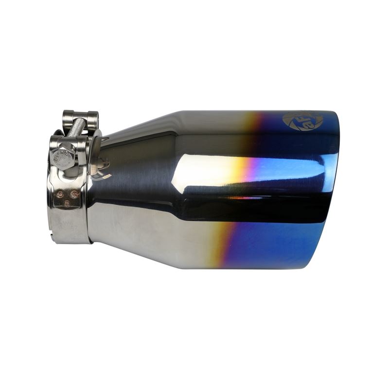 aFe MACH Force-Xp 304 Stainless Steel Clamp-on Exhaust Tip Blue Flame (49T25404-L071)