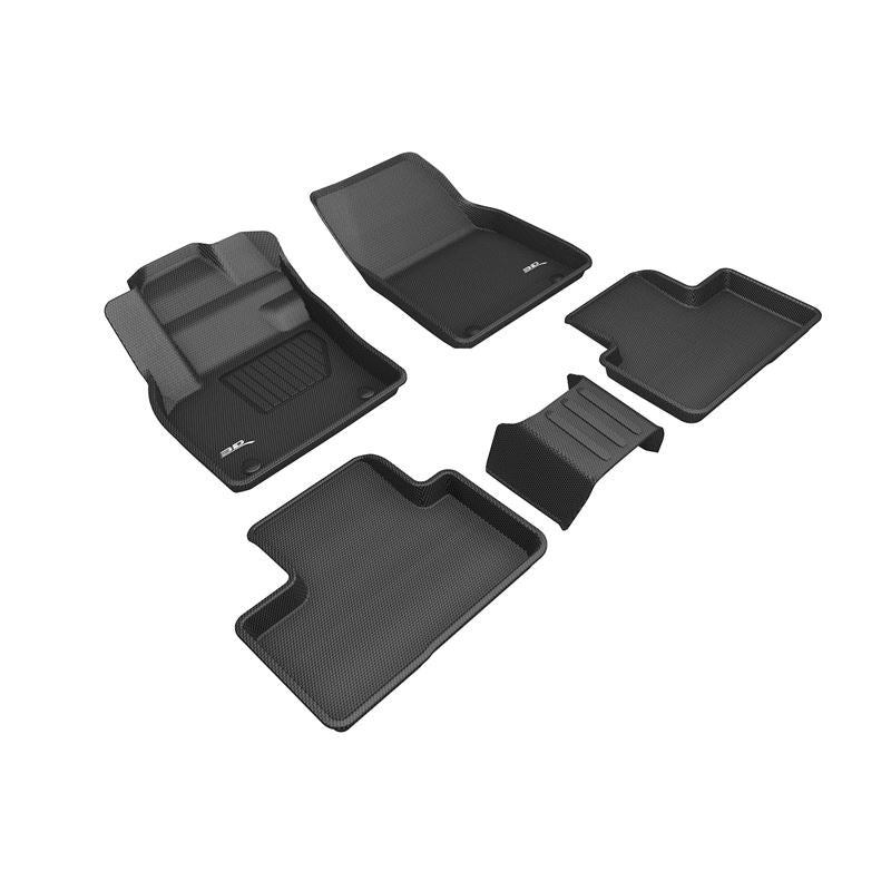 3D Maxpider KAGU Floor Mat, BLACK, 1ST ROW/2ND ROW (L1VV03001509)