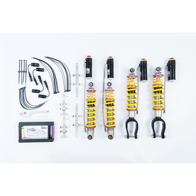 KW Suspension Coilover Kit V4 Bundle for Audi R8 (4S) Coupe Spyder w/ Magnetic Ride (3A7100AN)