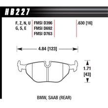 Load image into Gallery viewer, Hawk Performance DTC-30 Disc Brake Pad (HB227W.630)