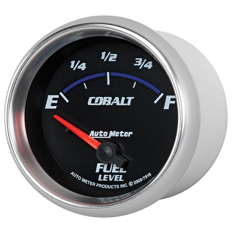 AutoMeter Cobalt 66.7mm 240-33 ohms Short Sweep Electronic Fuel Level Gauge (7916)