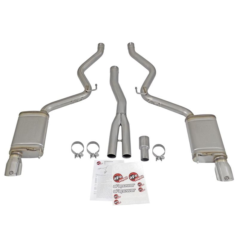 aFe MACH Force-Xp 3 to 2-1/2in Stainless Steel Cat-Back Exhaust Sys w/Polished Tip (49-33084-P)