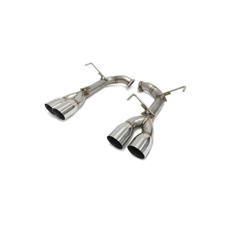 Blox Racing T304 Muffler Delete Exhaust System for 2015+ Subaru WRX/ STI, Polished (BXEX-51104)