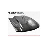 VIS Racing Cowl Induction Style Black Carbon Fiber Hood (10FDMUS2DCI-010C)