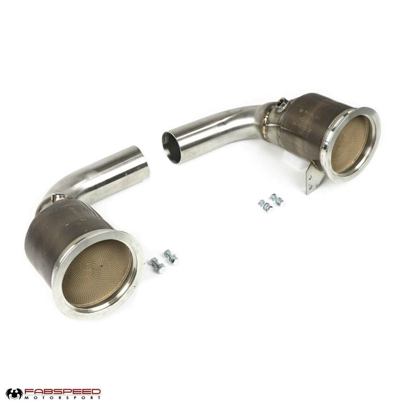 Fabspeed 992 Twin Turbo/Twin Turbo S Sport Catalytic Converters (21+) (FS.POR.992T.SC)