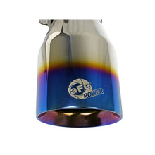 Load image into Gallery viewer, aFe MACH Force-Xp 304 Stainless Steel Clamp-on Exhaust Tip Blue Flame (49T25404-L071)