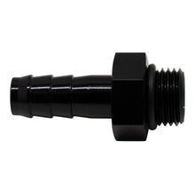 Load image into Gallery viewer, DeatschWerks 6AN ORB Male to 3/8in Male Triple Barb Fitting (Incl O-Ring) - Anodized Matte Black(6-02-0501-B)