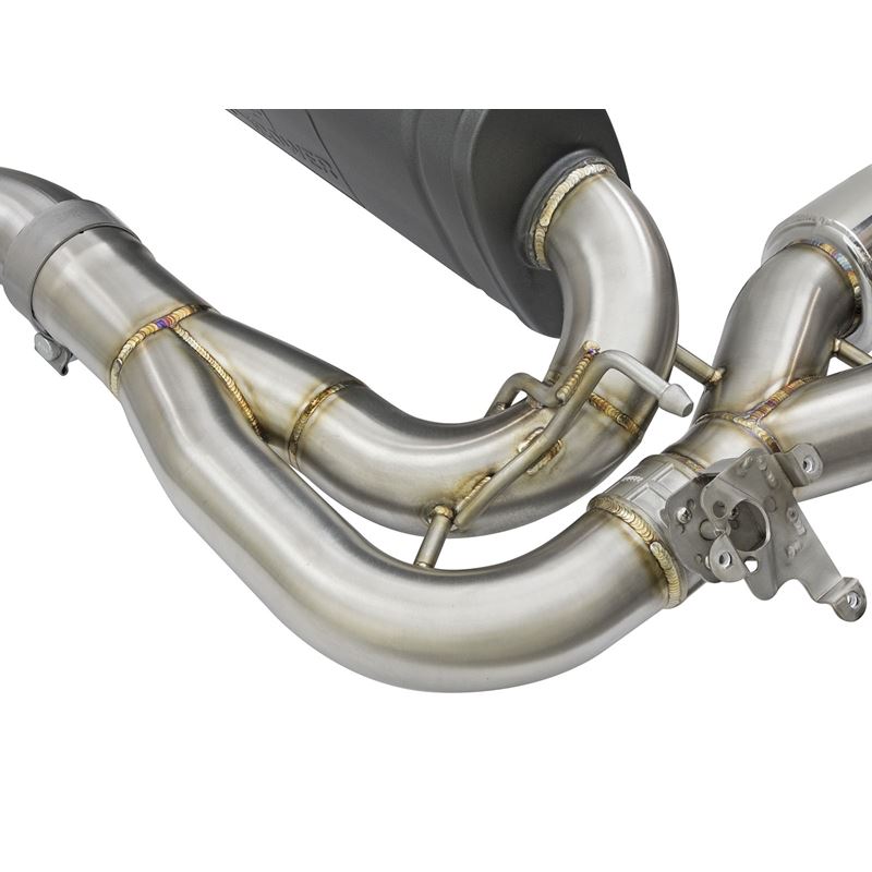 aFe MACH Force-Xp 3 to 2-1/2in 304 Stainless Steel Axle-Back Exhaust w/Polished Tip (49-36333-P)