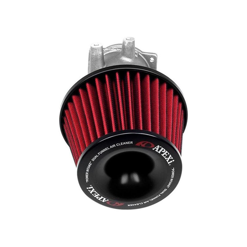 APEXiÂ® Power Metal Polished Short Ram Air Intake System with Red Filter (507-N003)