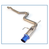 Invidia 08-14 WRX/STi 4 Door 80mm Single Outlet Full Titanium Cat-Back Exhaust (HS08SW4TRG)