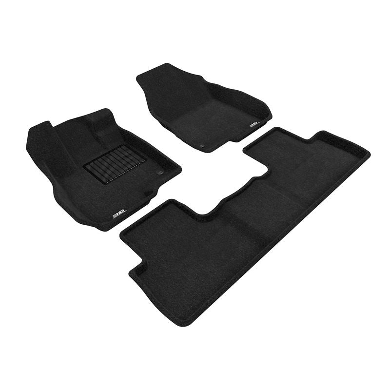 3D Maxpider ELEGANT Floor Mat, BLACK, 1ST ROW/2ND ROW (L1AC01404709)