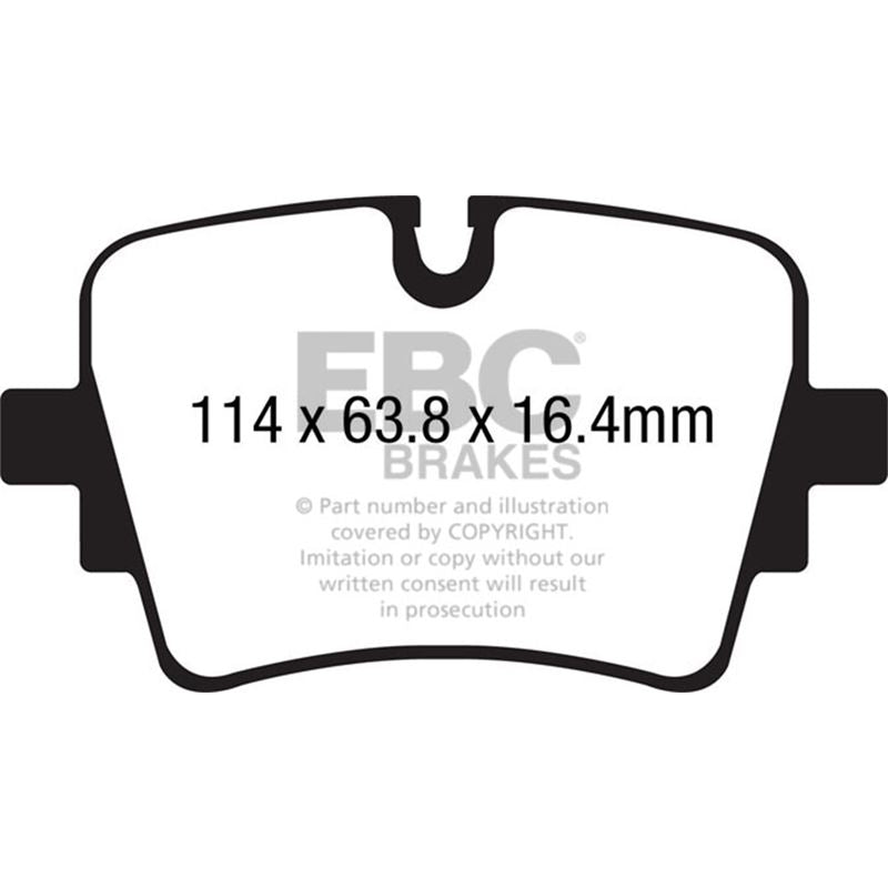 EBC Redstuff Ceramic Low Dust Brake Pads (DP32192C)