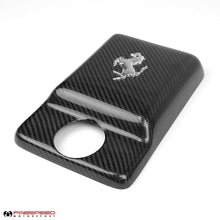 Load image into Gallery viewer, Fabspeed Ferrari 360 Carbon Fiber Coolant Reservoir Tank Cover (FS.FER.360.CRC)