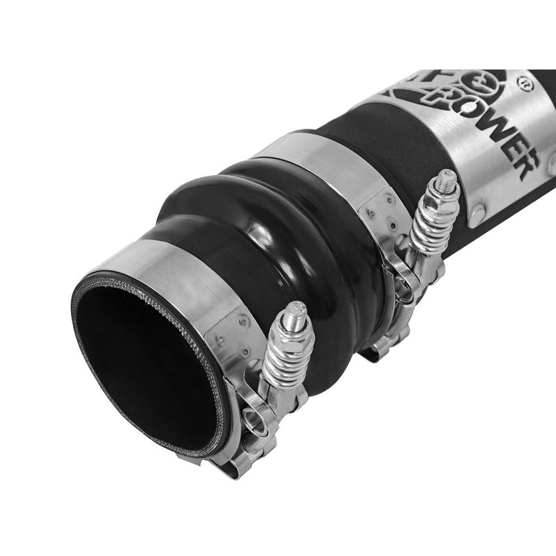 aFe BladeRunner 2-3/4 IN Aluminum Hot Charge Pipe Black (46-20088-B)