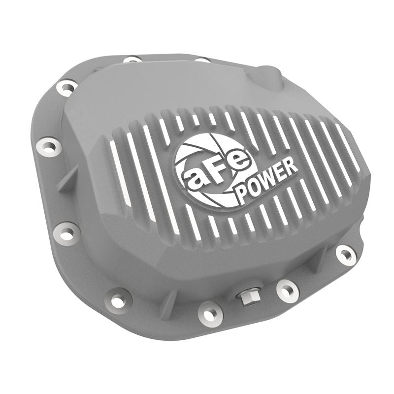 aFe Street Series Rear Differential Cover Raw w/ Machined Fins (Super 8.8 axle) (46-71180A)