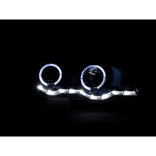 Load image into Gallery viewer, ANZO USA 2000-2003 BMW X5 Projector Headlights w/ Halo Black (121398)