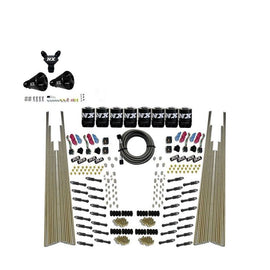 Nitrous Express 8 Cyl Dry Direct Port Four Stage 8 Solenoids Nitrous Kit (200-600HP) w/o Bottle (93306-00)