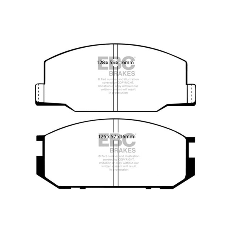 EBC Greenstuff 2000 Series Sport Brake Pads (DP2456)