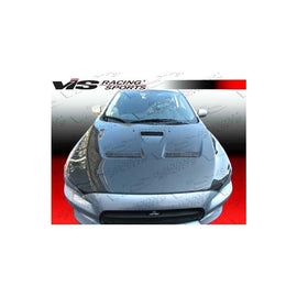 VIS Racing OEM Style Black Carbon Fiber Hood (08MTEV104DOE-010C)