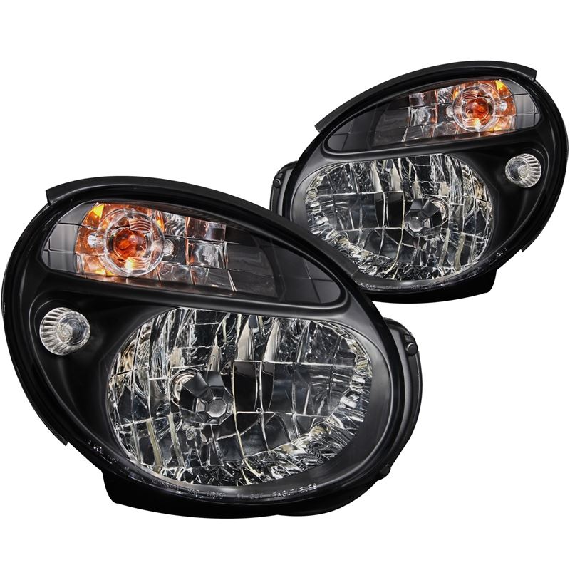 ANZO USA 2002-2003 Subaru Impreza Crystal Headlights Black (121121)