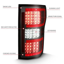 Load image into Gallery viewer, ANZO USA Tail Light Assembly, LED, Clear Lens, Smoke Housing, Red Light Bar, w/Sequential (311315)