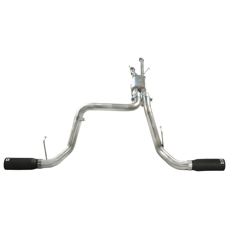 aFe MACH Force-Xp 2-1/2 IN to 3 IN 409 Stainless Steel Cat-Back Exhaust w/ Black Tip (49-46014-B)