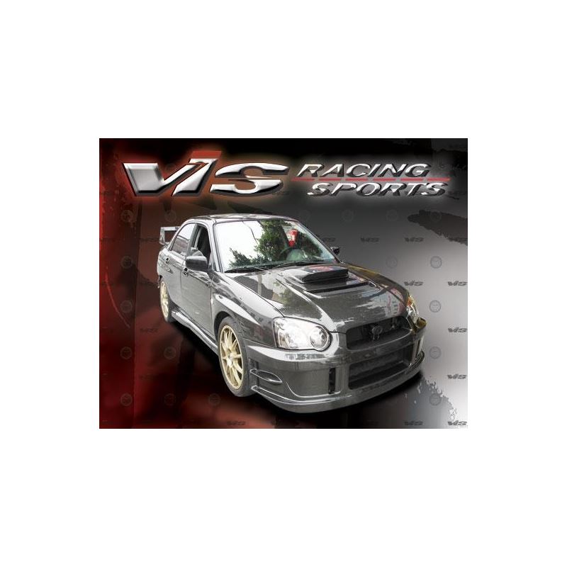 VIS Racing V Line Style Black Carbon Fiber Hood (04SBWRX4DVL-010C)