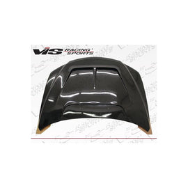VIS Racing Monster Style Black Carbon Fiber Hood (03MZ64DMON-010C)