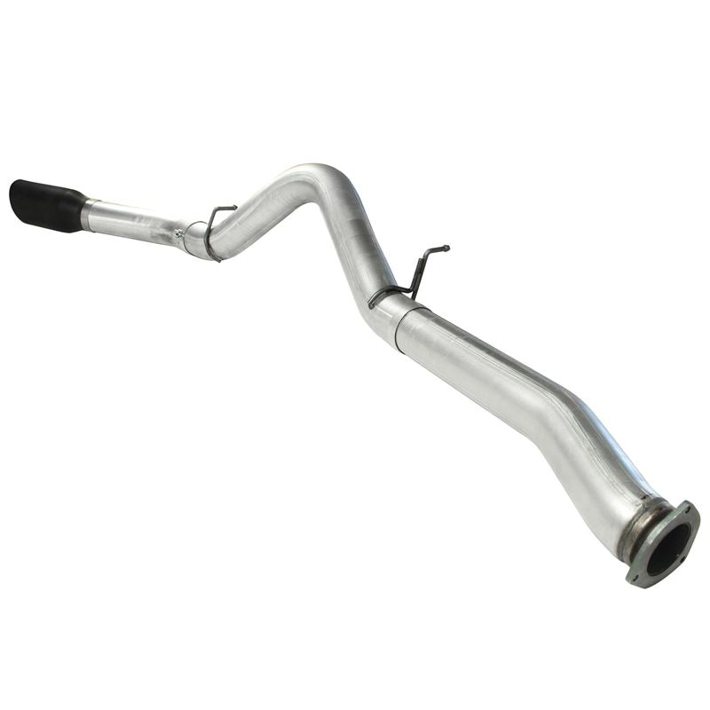 aFe ATLAS 5 IN Aluminized Steel DPF-Back Exhaust System w/Black Tip (49-04040-B)