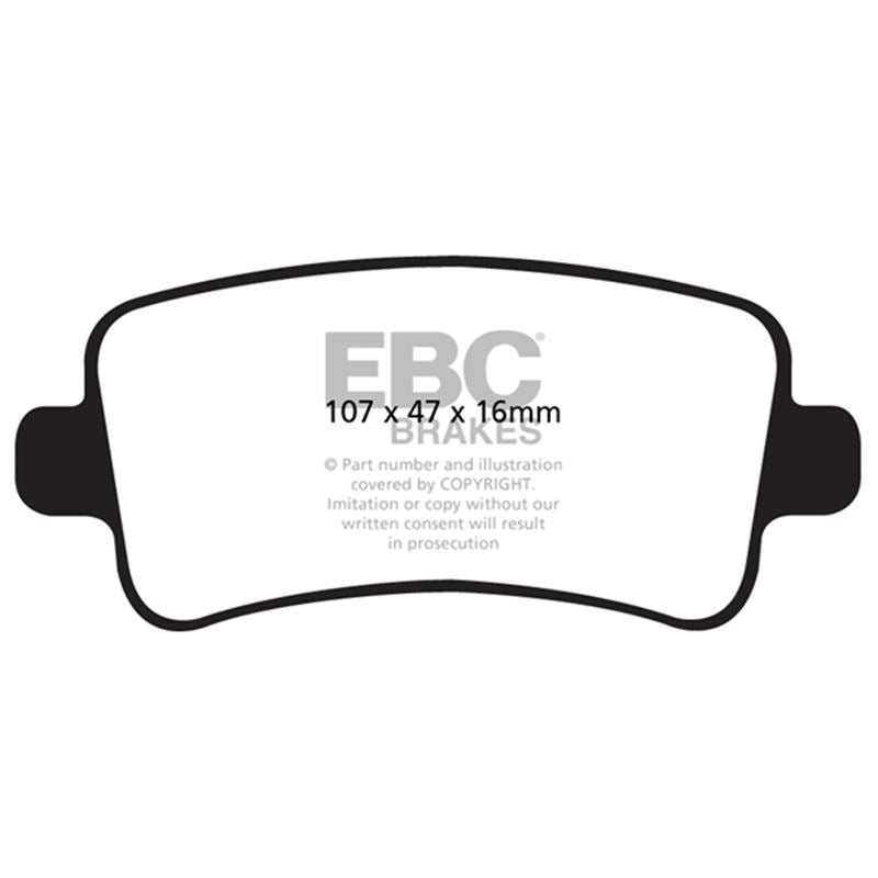 EBC Yellowstuff Street And Track Brake Pads (DP42016R)