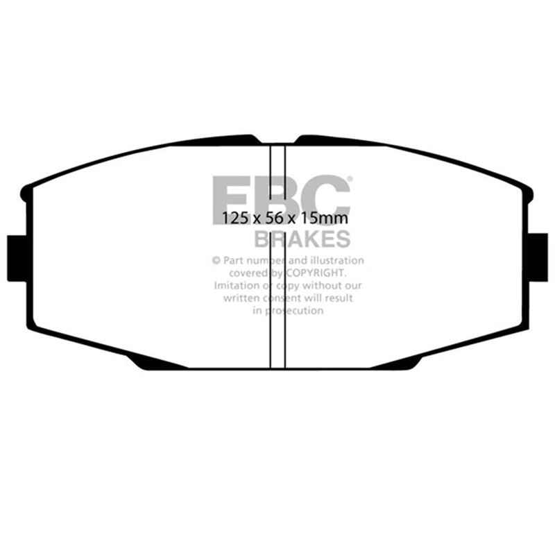 EBC Greenstuff 2000 Series Sport Brake Pads (DP2610)