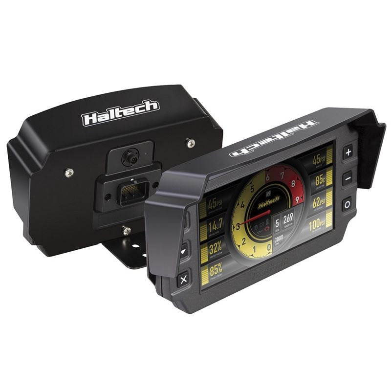 Haltech IC-7 Mounting Bracket with Integrated Visor (HT-060071)